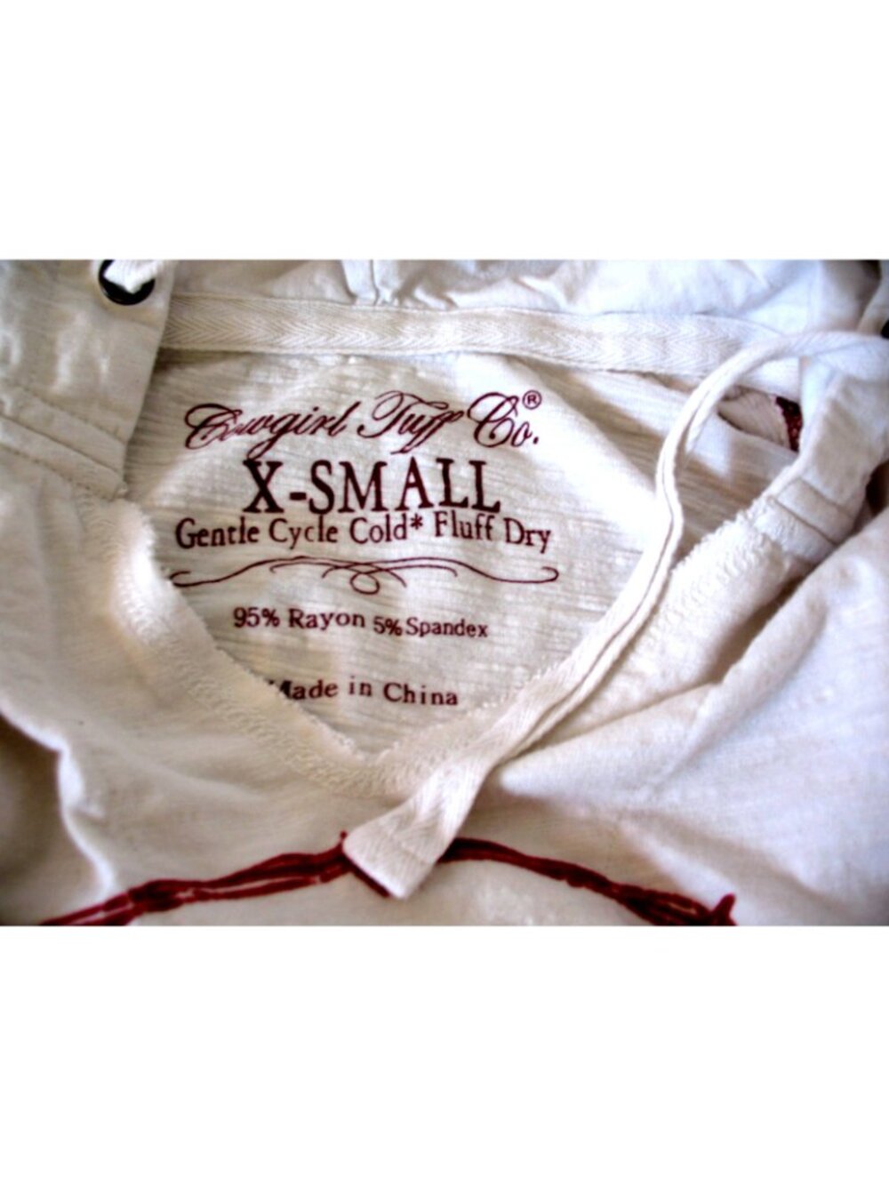 Cowgirl Tuff Co Women's XSmall Pullover Hoodie Sweatshirt - Picture 9 of 9